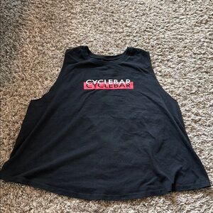 CycleBar Black Sleeveless Tank Top